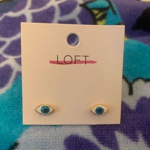 Evil eye earrings 💙